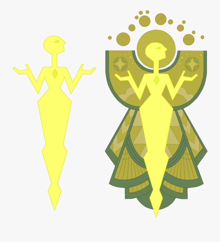 Yellow Diamond Mural Base - Yellow Diamond Steven Universe Logo, Transparent Clipart