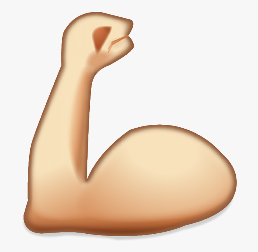 Muscle Png Image - Muscle Emoji Png, Transparent Clipart