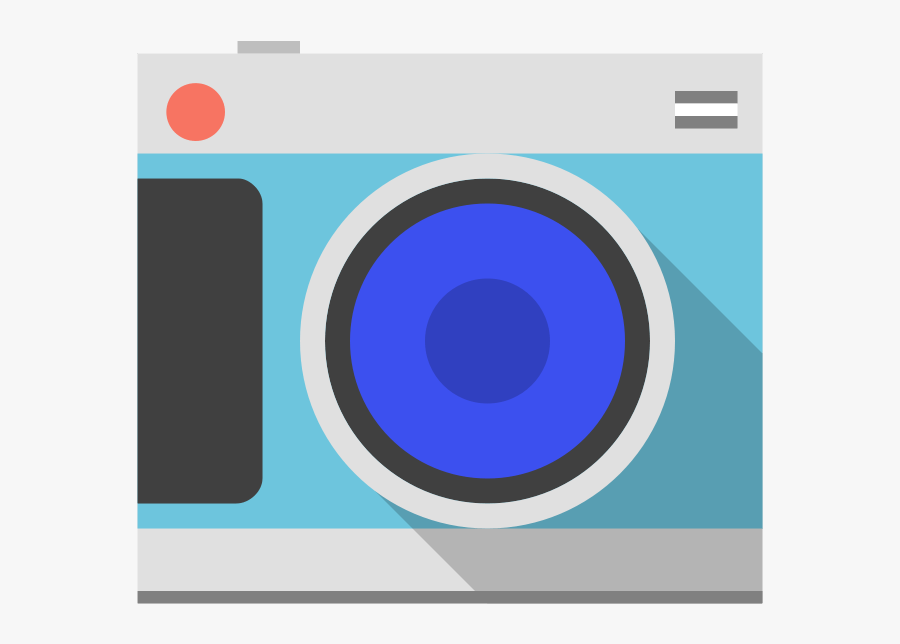 Pictures Of Cartoon Cameras - Circle, Transparent Clipart
