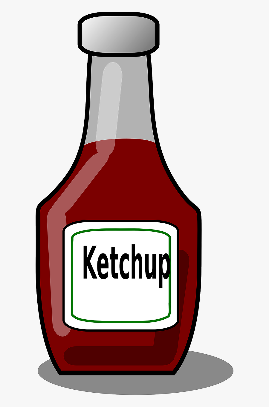 Ketchup Sauce Tomato Free Photo - Ketchup Bottle Clipart, Transparent Clipart