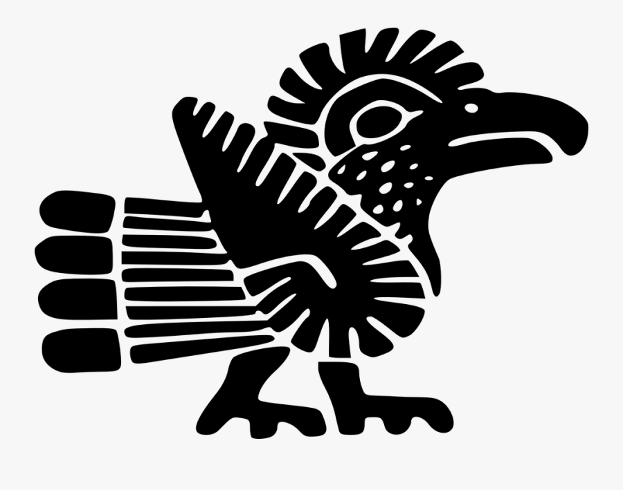 Aztec Birds, Transparent Clipart