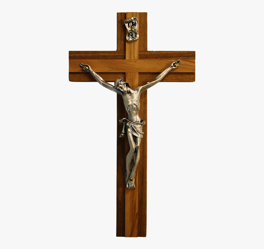 Cliparts For Free Download Crucifix Clipart Wooden - Big Catholic Wooden Cross, Transparent Clipart
