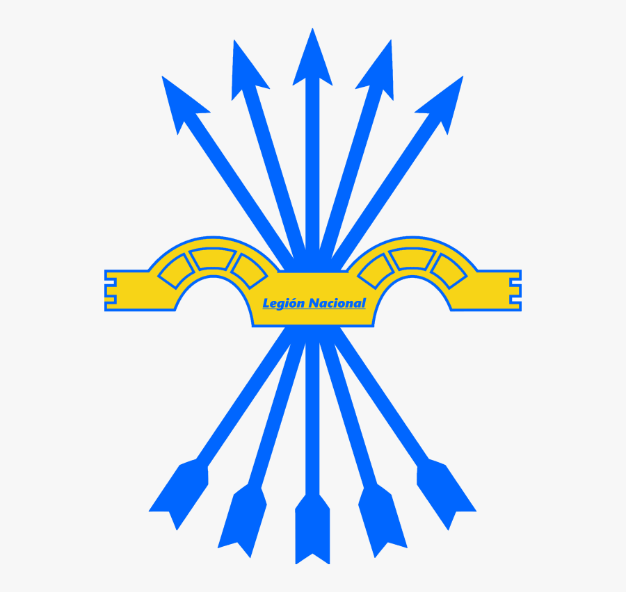 The Legión Nacional Is A Fascist, Totalitarian, Catholic - American Falangist Party, Transparent Clipart