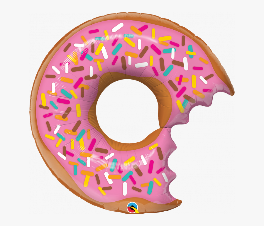 Transparent Sprinkles Border Clipart - Donut Balloon, Transparent Clipart