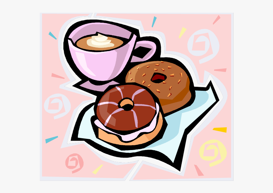Free Clipart Coffee And Donuts - Free Animated Coffee And Bagel Breakfast Clipart, Transparent Clipart