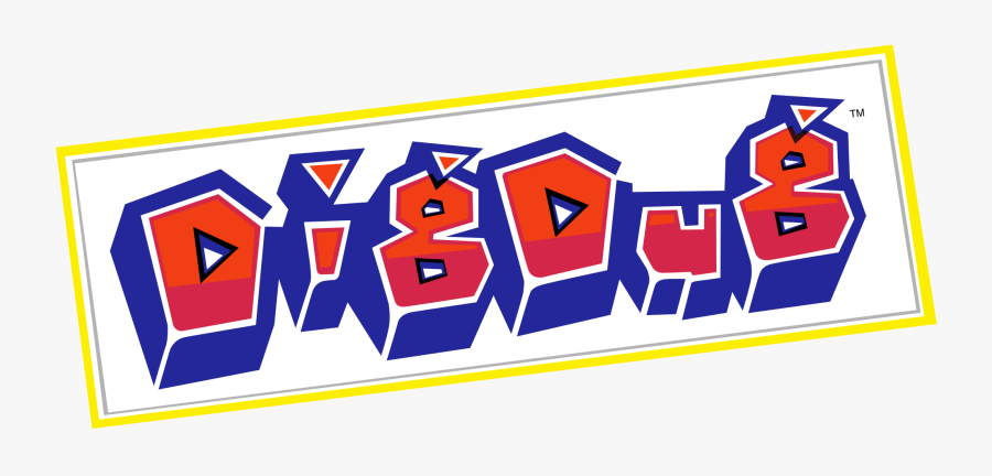 Dig Dug Logo, Transparent Clipart