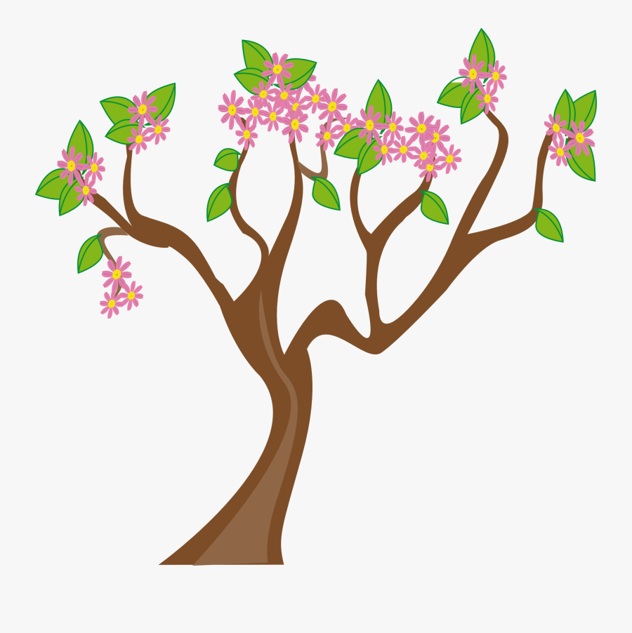 May Flowers Png - Spring Tree Clipart, Transparent Clipart