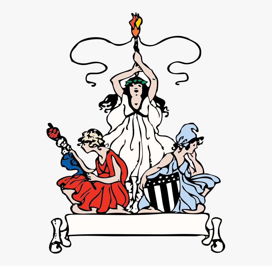 Patriotic Women - Woman In Media Clipart, Transparent Clipart