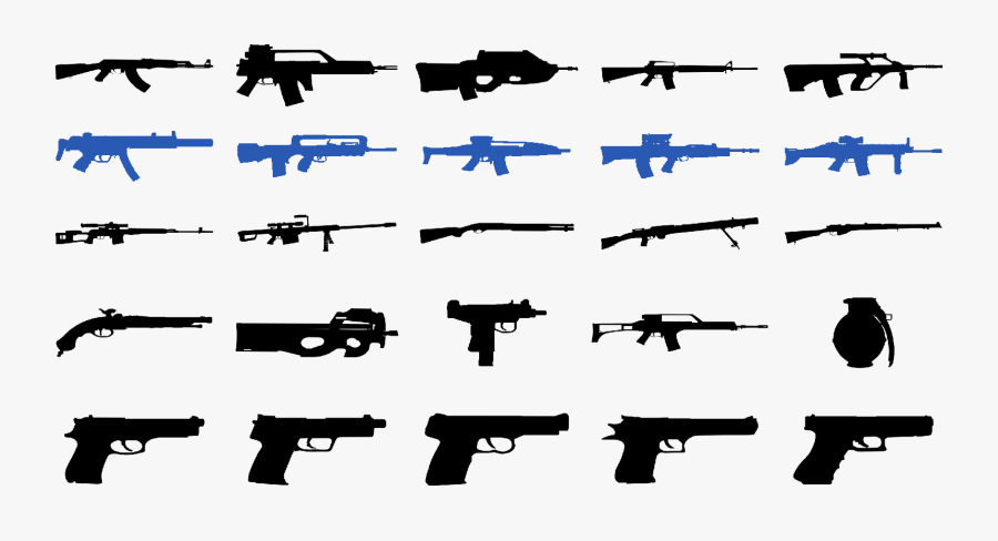 Transparent Guns Police - Best Guns Of 2019, Transparent Clipart