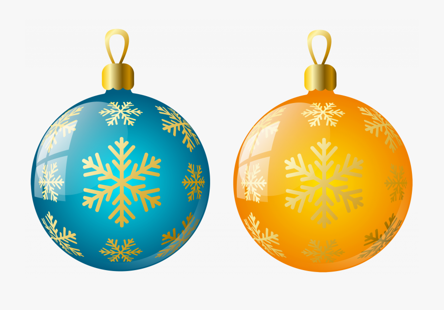Christmas Ornaments Clipart, Transparent Clipart