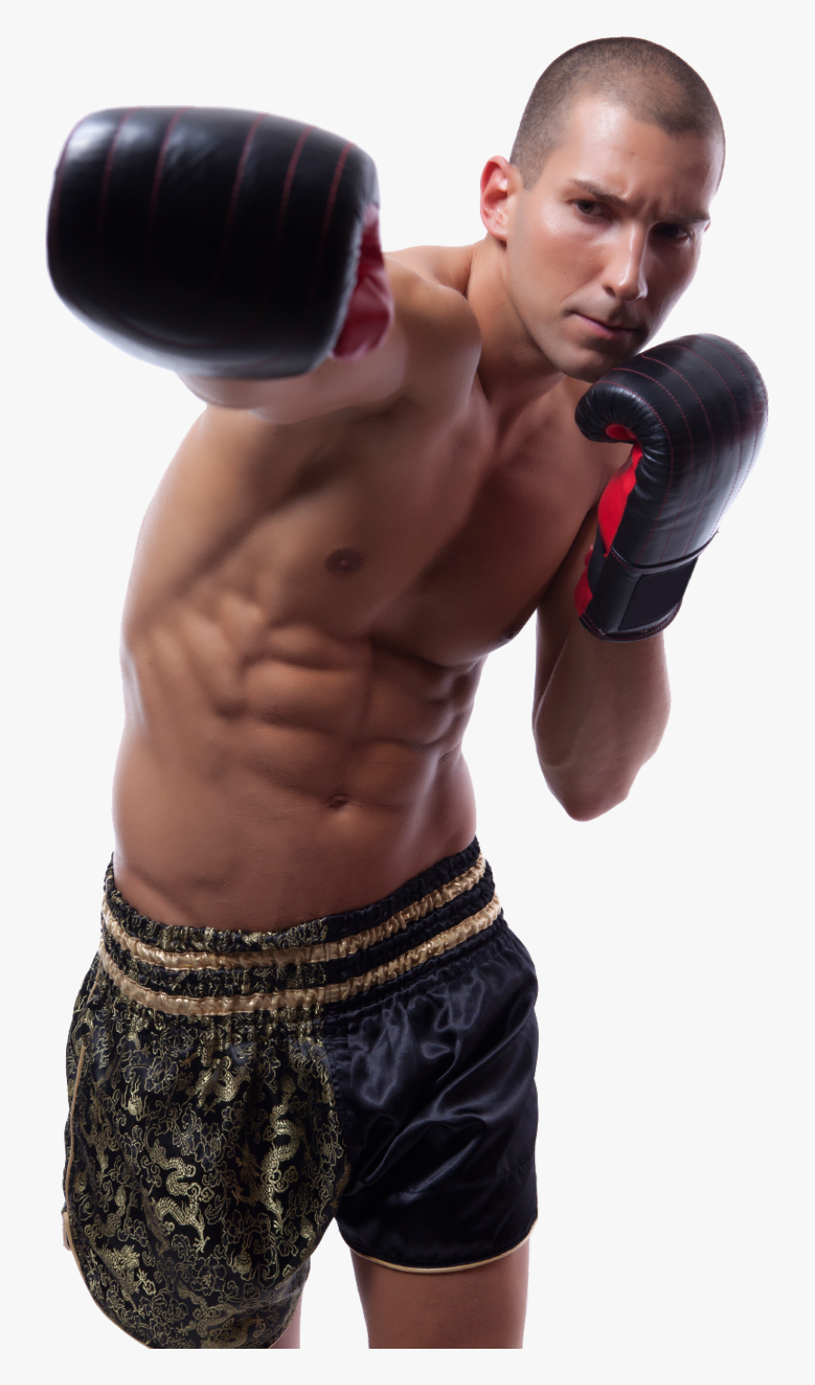 Boxing Glove Men Png Image - Boxing Man Png, Transparent Clipart