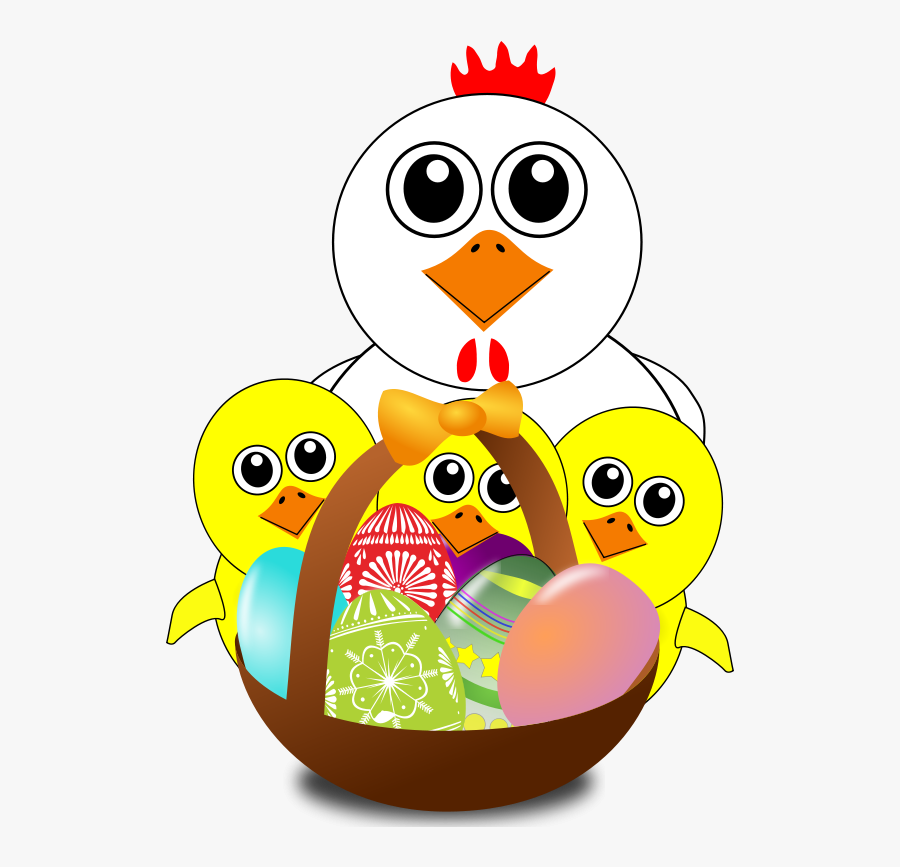 Cute Animated Hen And Chicks Clear Background Png, Transparent Clipart
