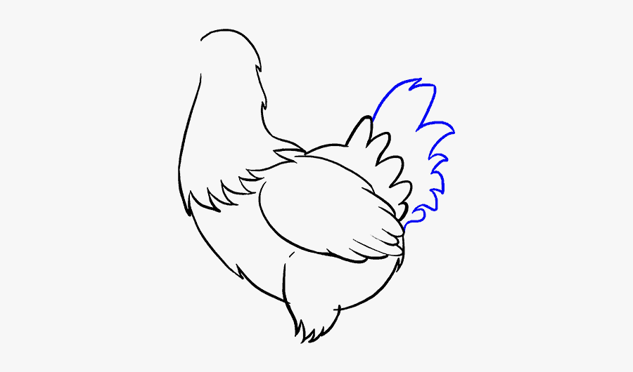 How To Draw Chicken - Draw A Chicken Head, Transparent Clipart