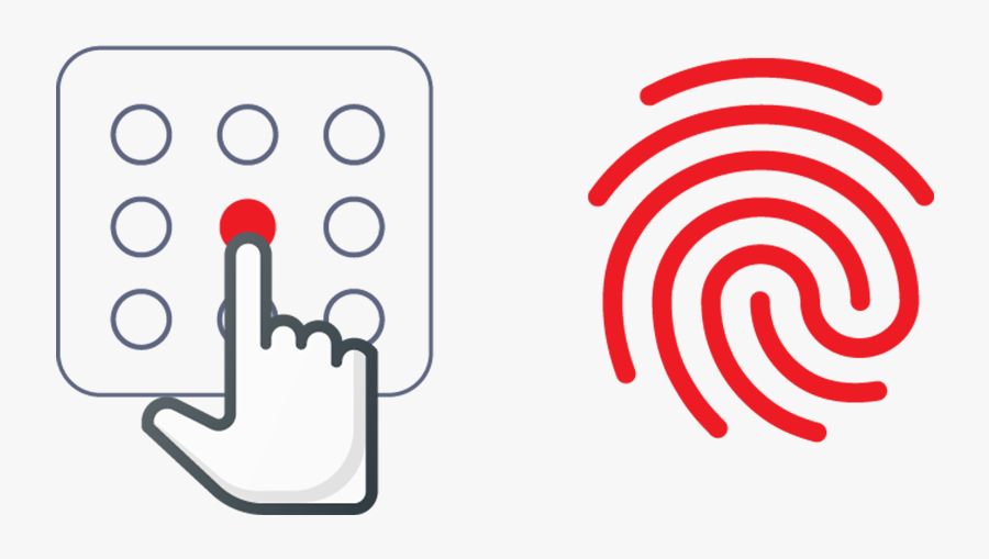 Pay With Total Peace Of Mind - Screen Fingerprint Png, Transparent Clipart