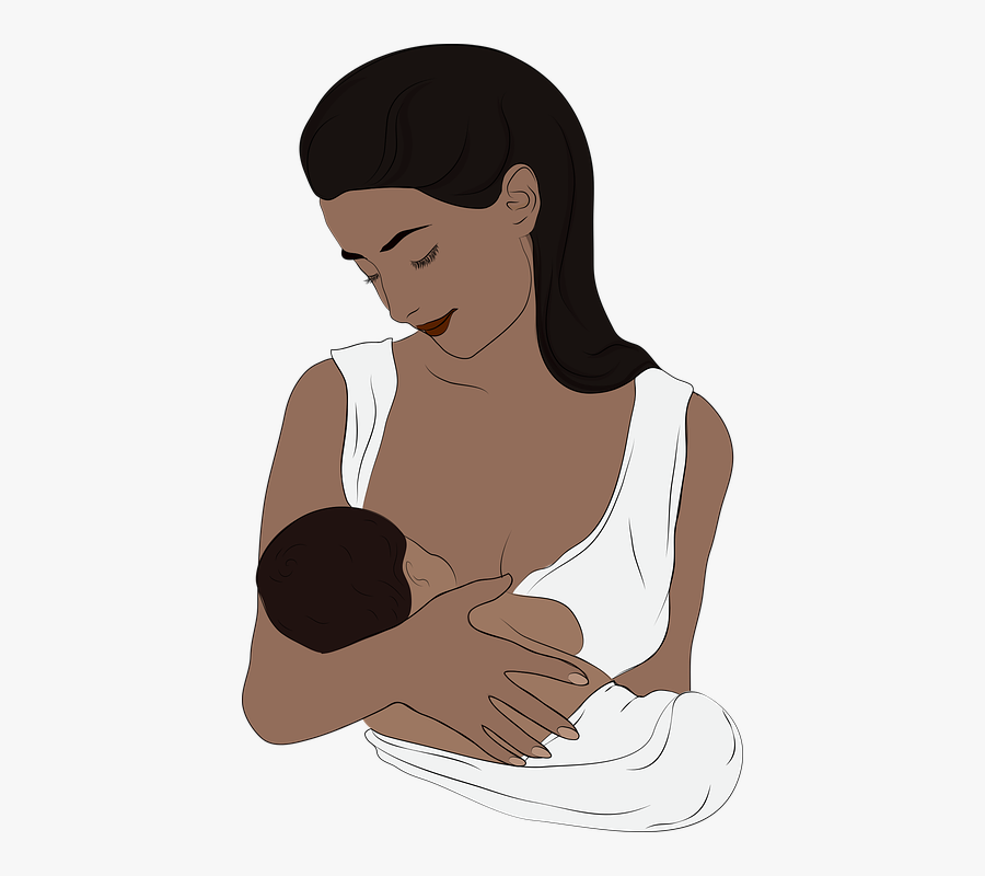 Why Is Exclusive Breastfeeding - Woman Breastfeeding Png, Transparent Clipart