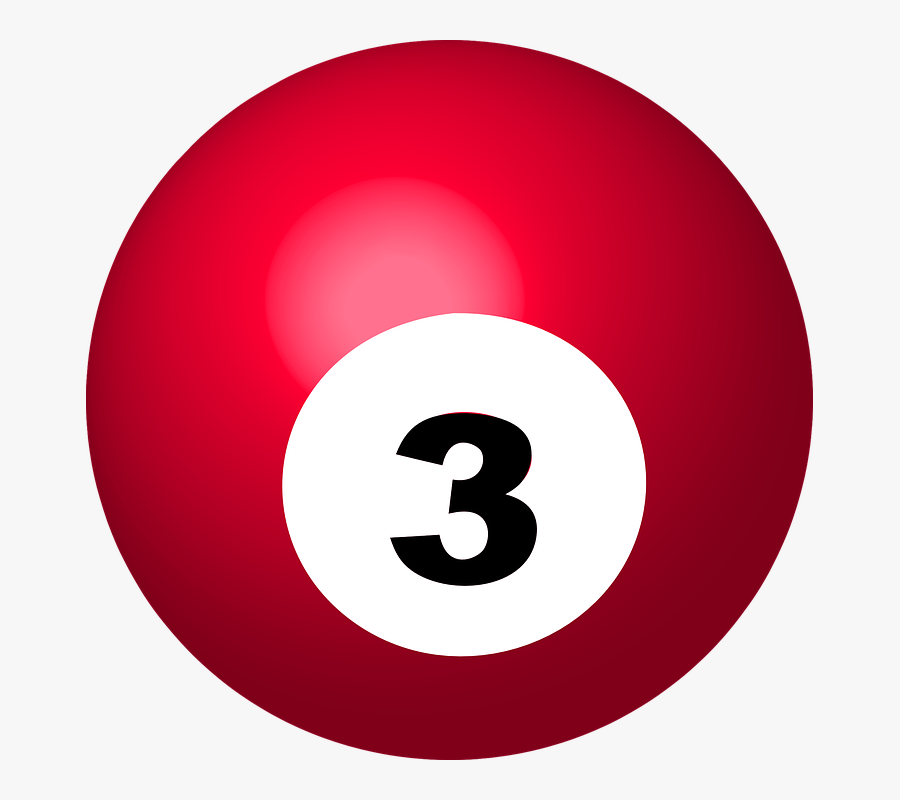 3 Pool Ball Png, Transparent Clipart
