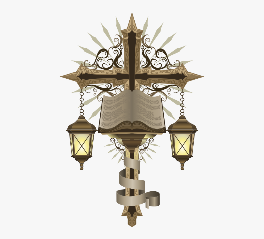 Gothic Cross - Sconce, Transparent Clipart