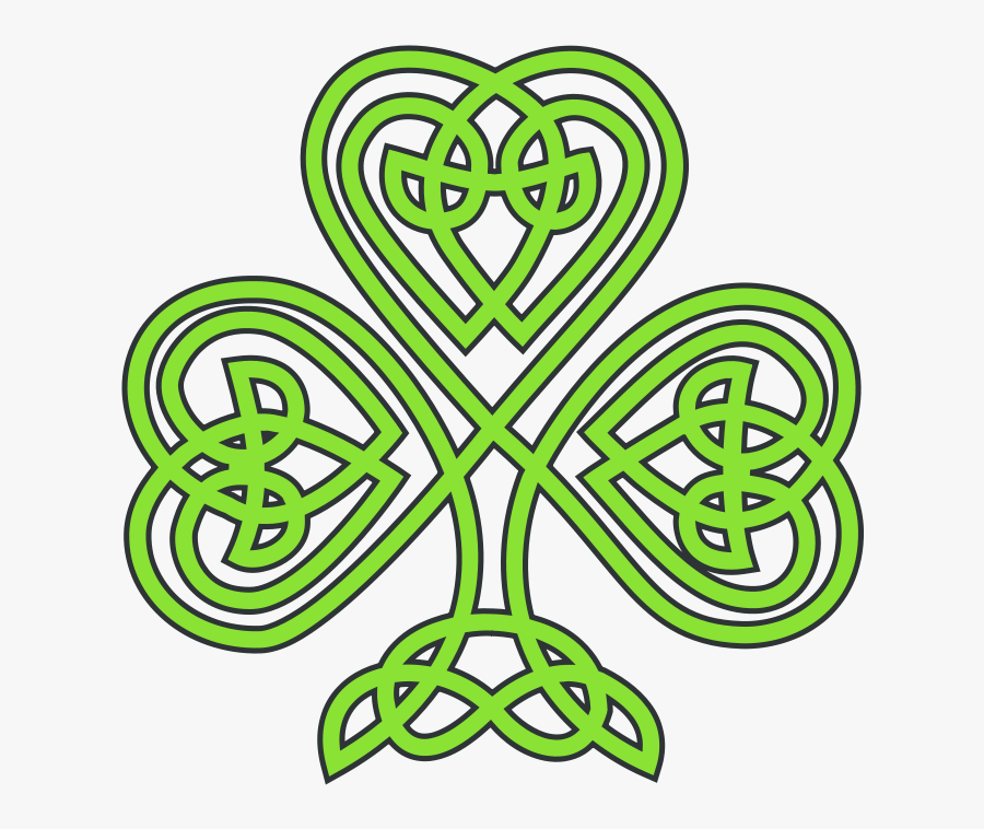 Celtic - Clip - Art - St Patricks Day Celtic, Transparent Clipart