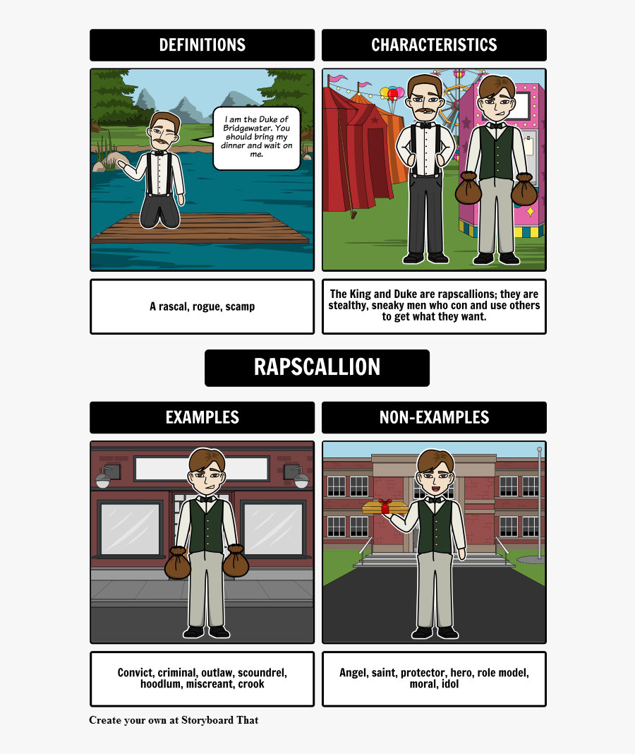 Adventures Of Huckleberry Finn Vocabulary Lesson Plan"
 - Rapscallion Example, Transparent Clipart