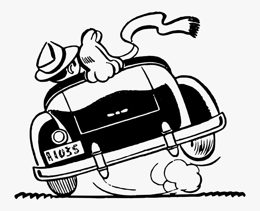 Just Married Car Vector, Transparent Clipart