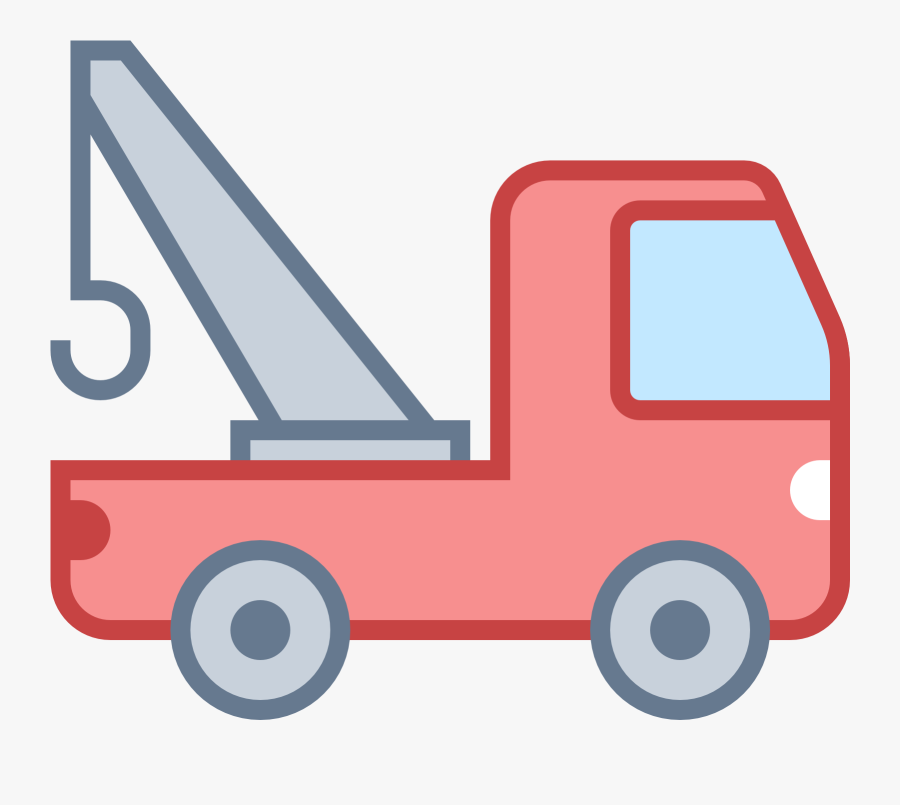Tow Truck Vehicles Icon, Transparent Clipart