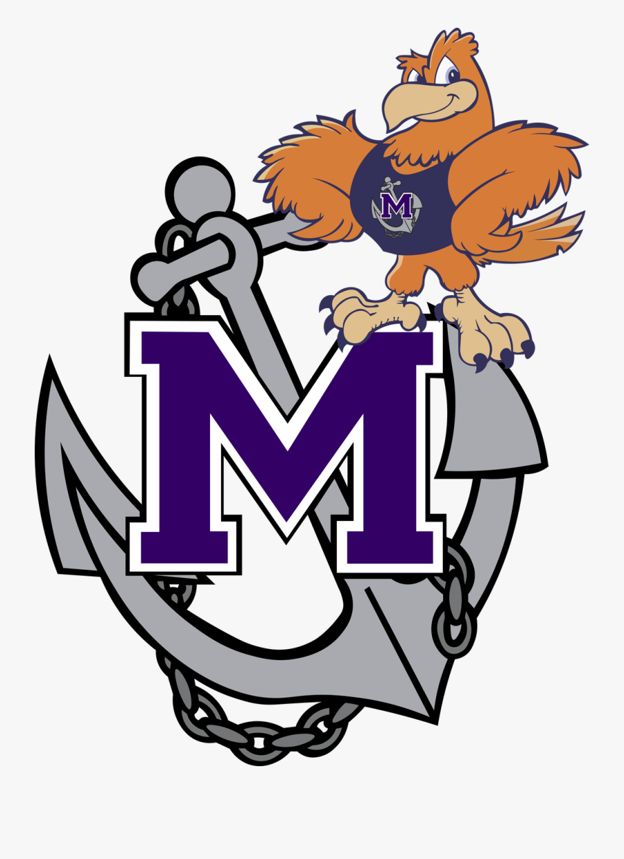 Marinette Marines Anchor Clipart , Png Download - Marinette High School, Transparent Clipart