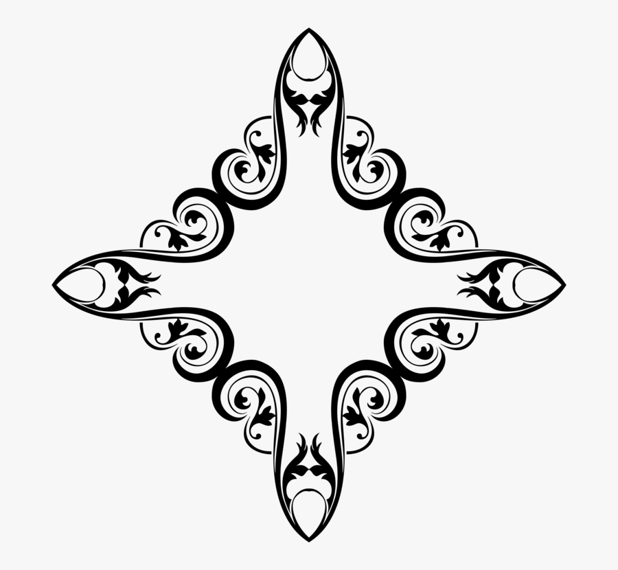 Line Art,symmetry,visual Arts - Black And White, Transparent Clipart