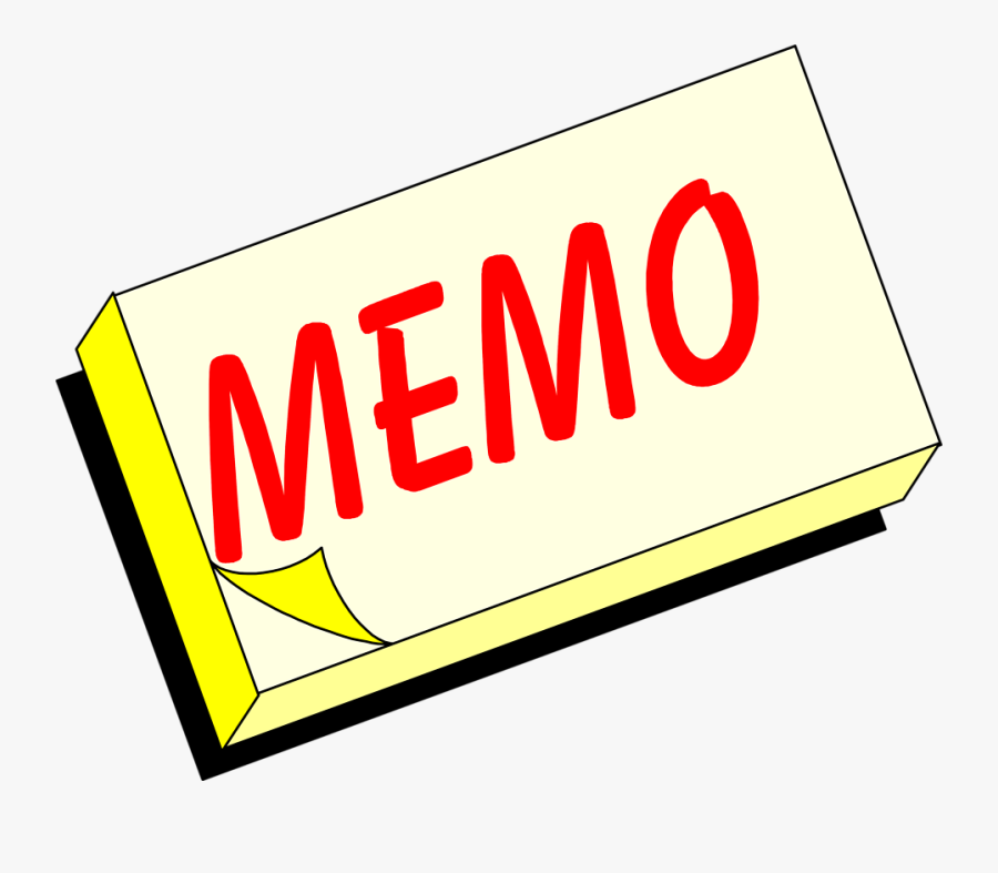 Memo - Memo Clip Art, Transparent Clipart
