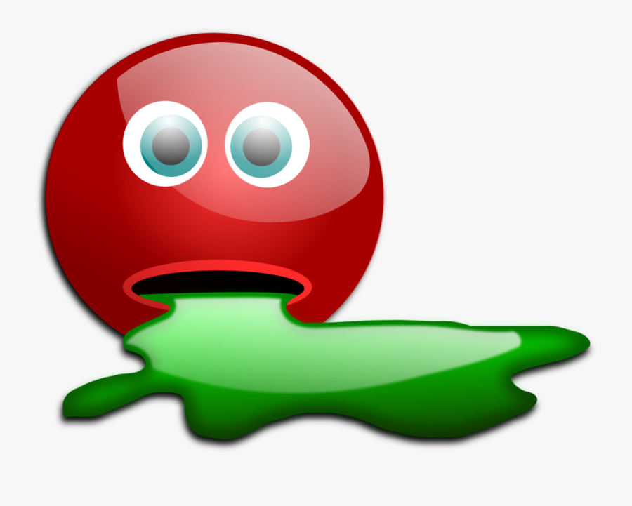 Sick Smiley, Transparent Clipart