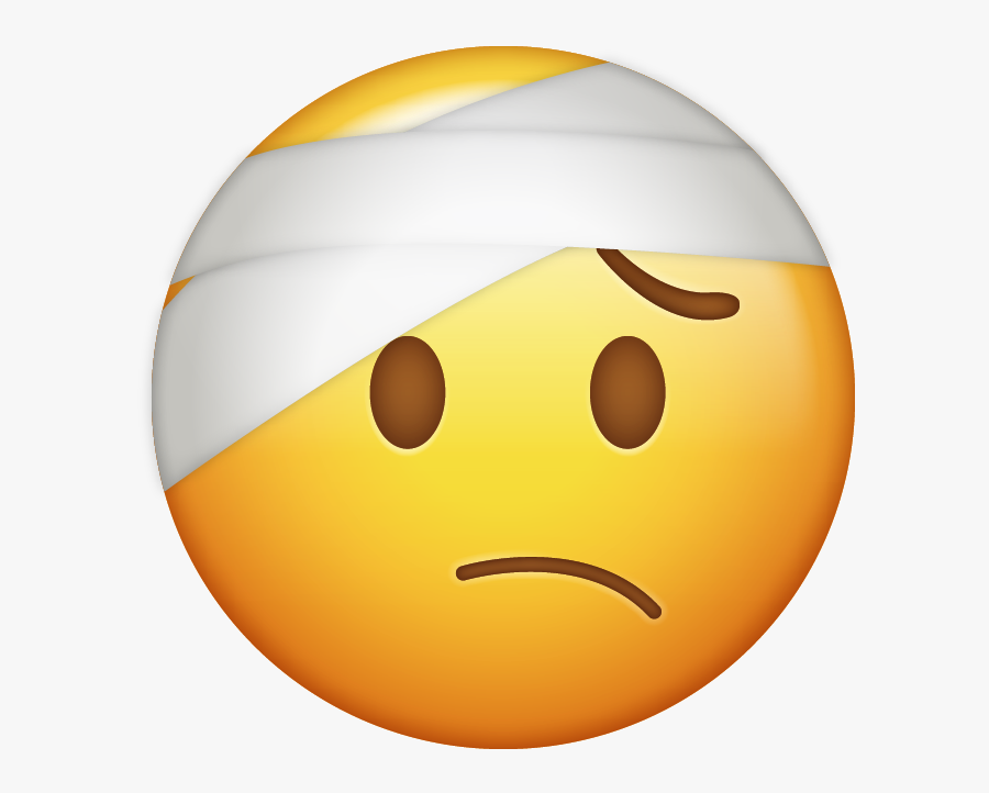 Hurt Emoji, Transparent Clipart