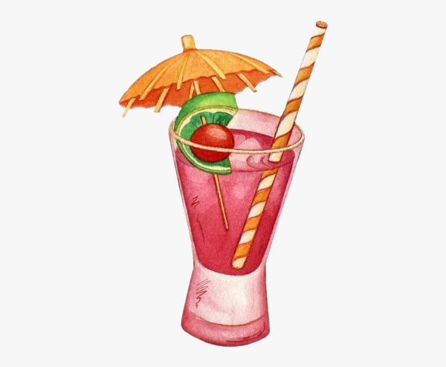 #bebida #strawberry #lemonade #lemon #stickerspopulares - Clip Art Shirley Temple Drink, Transparent Clipart