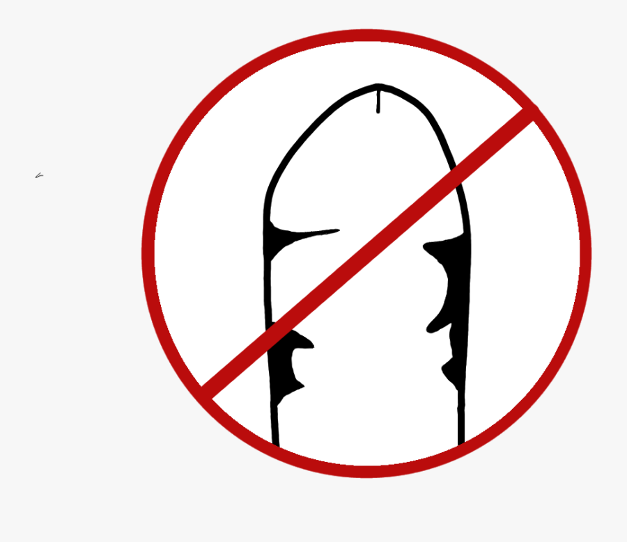 Circle With A Line Through, Transparent Clipart