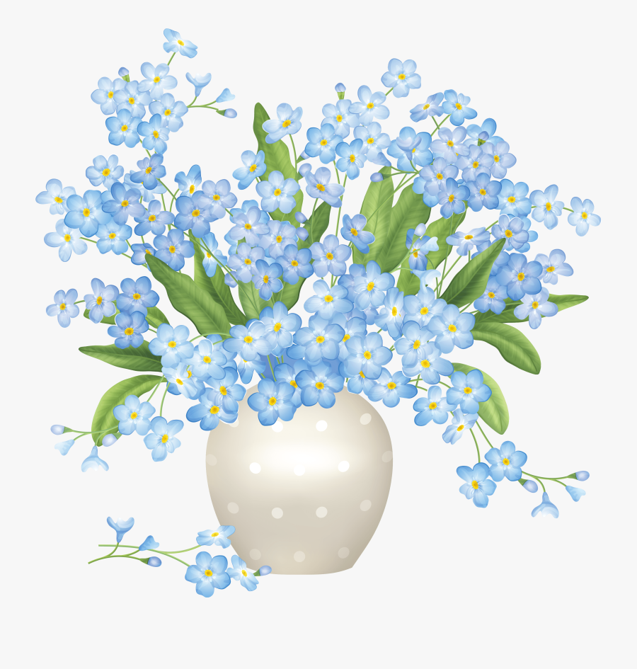 Flower Vases Clip Arts, Transparent Clipart