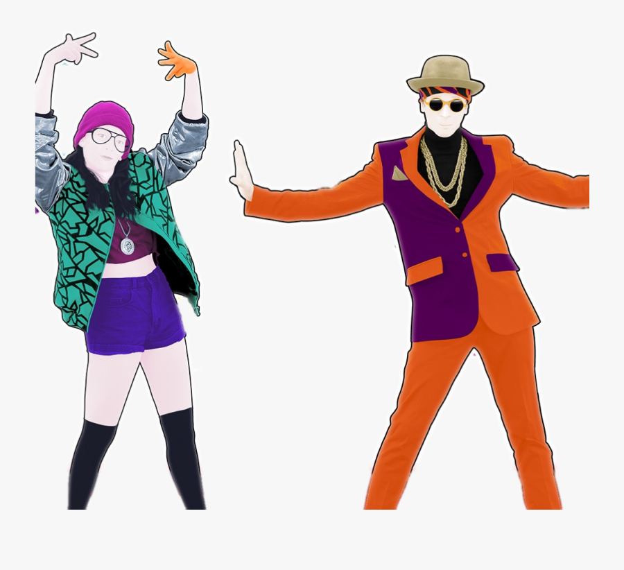 Transparent Just Dance Clipart - Just Dance Uptown Funk Dancer, Transparent Clipart