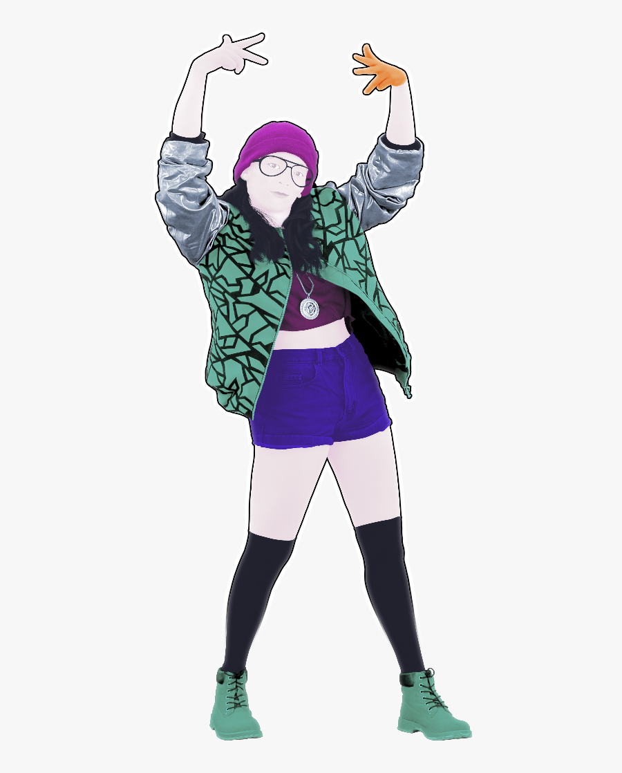 Uptown Funk Dancer 3 - Personajes De Just Dance, Transparent Clipart