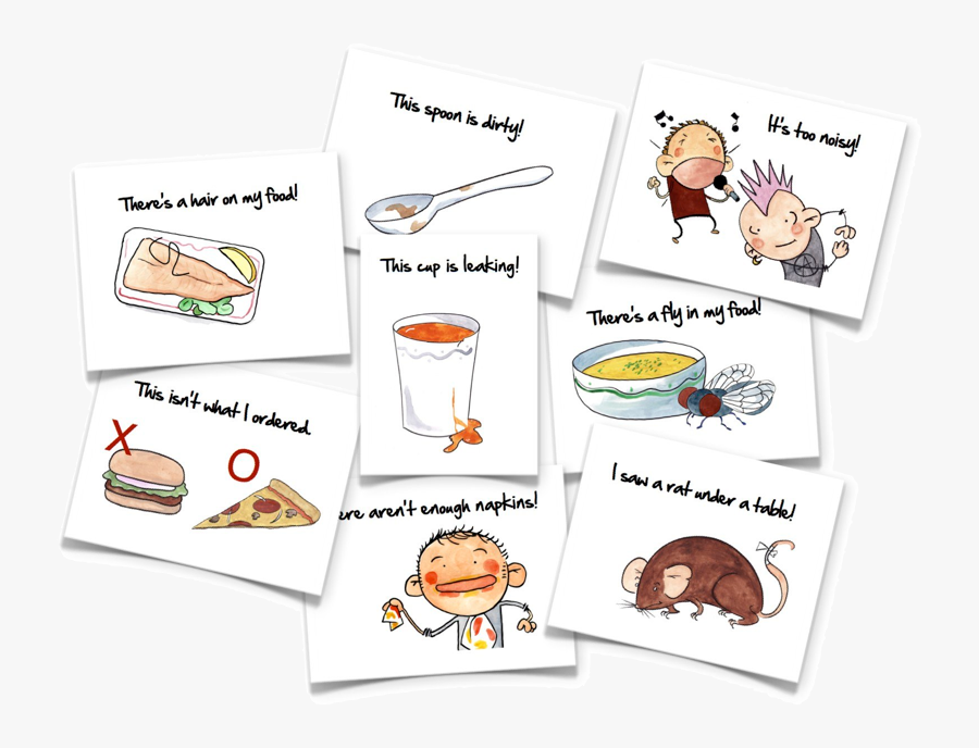 Restaurant Complaints Flashcards Esl, Transparent Clipart