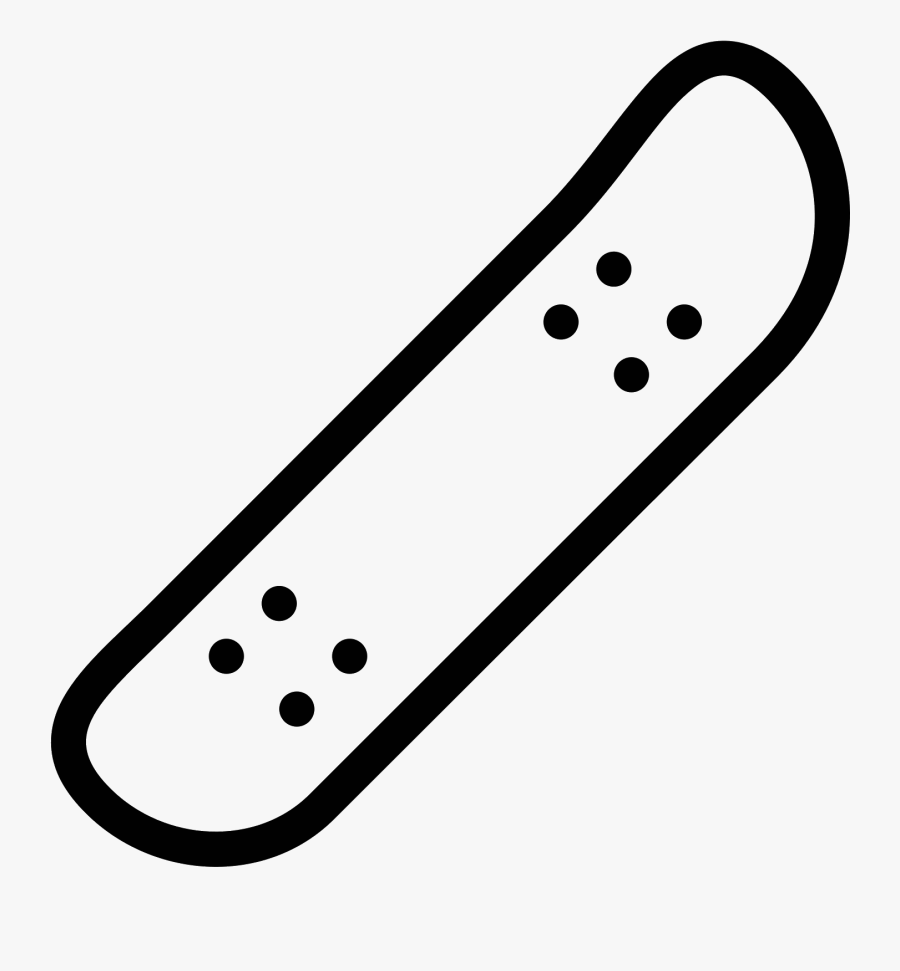 Without Wheels Icon Free - Skateboard Without Wheels Clipart, Transparent Clipart