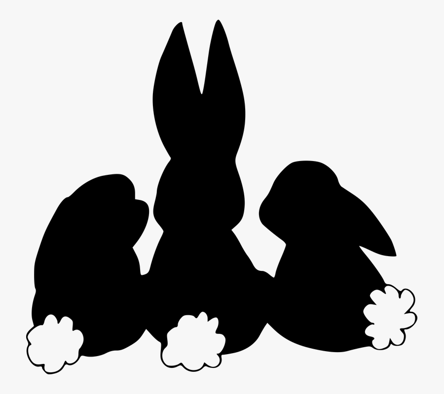 Easter Bunny Rabbit Computer Icons Download Chocolate - Easter Bunny Silhouette Transparent, Transparent Clipart