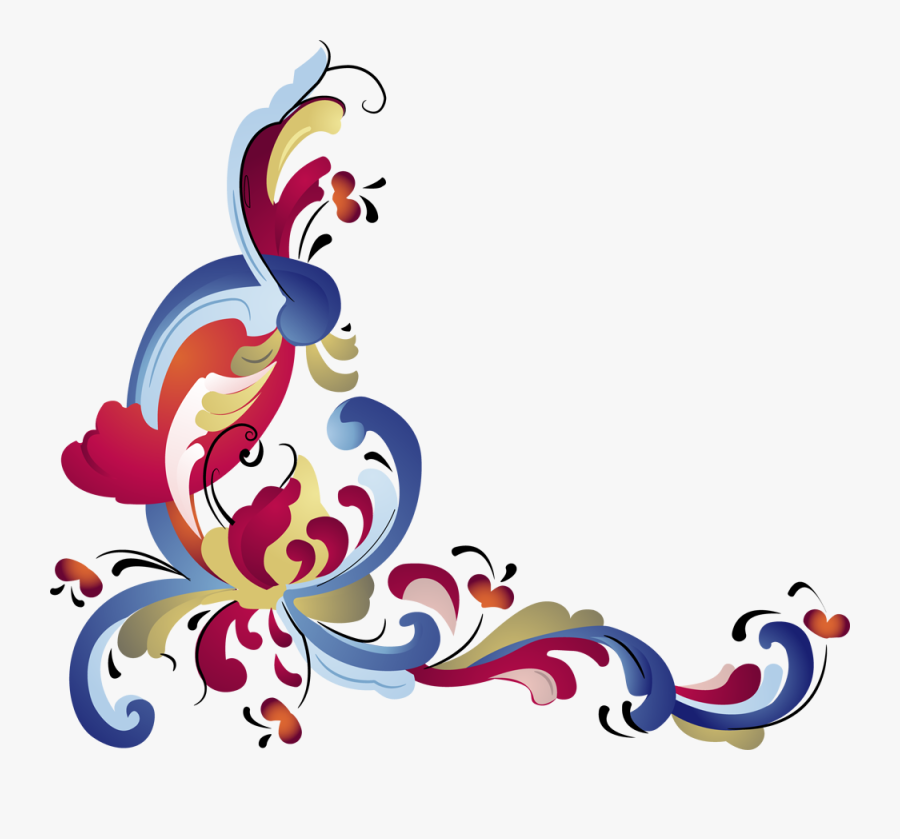 Telemark Rosemaling Tattoo, Transparent Clipart
