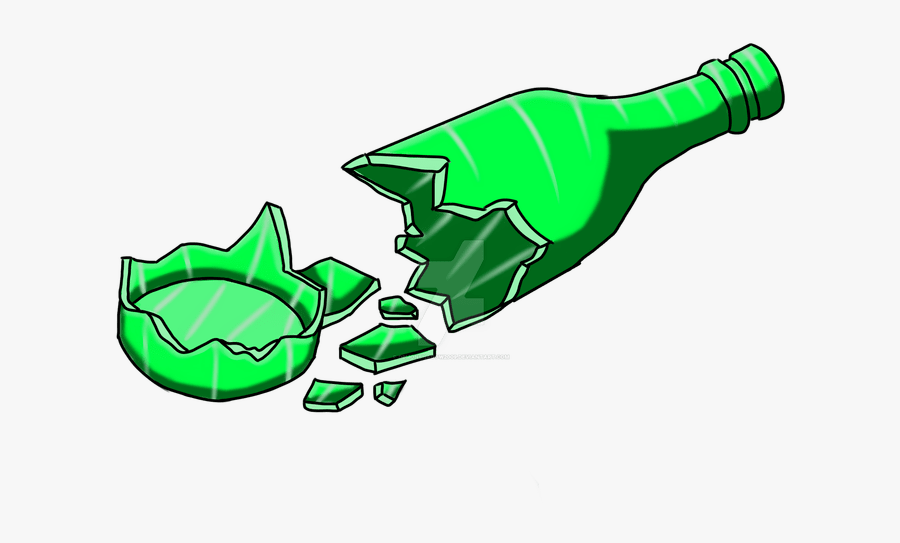 Pictures Of Broken Bottles - Broken Glass Bottle Clipart, Transparent Clipart