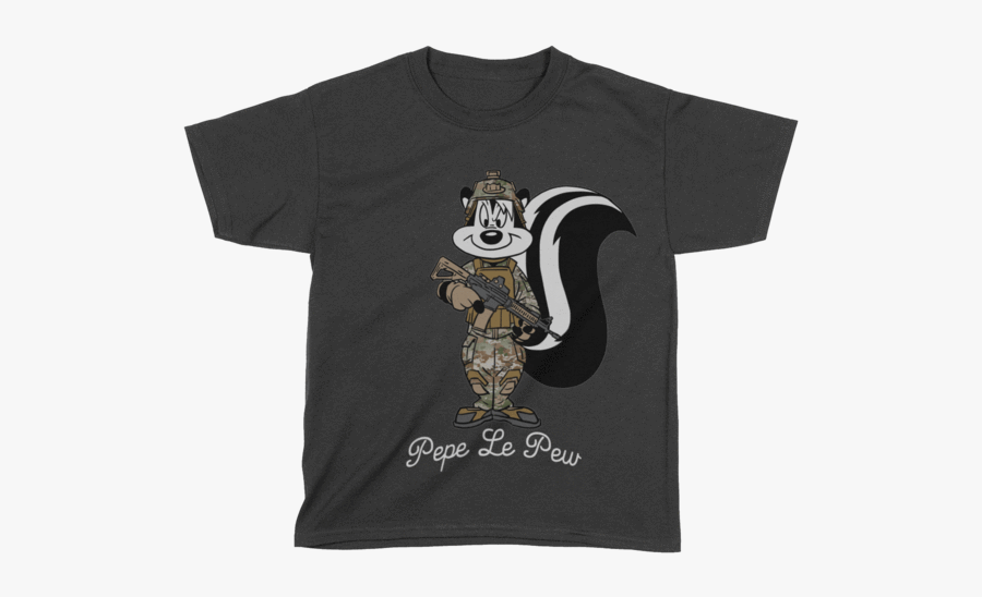 Pepe Le Pew (kids) - System Of Down Shirt, Transparent Clipart