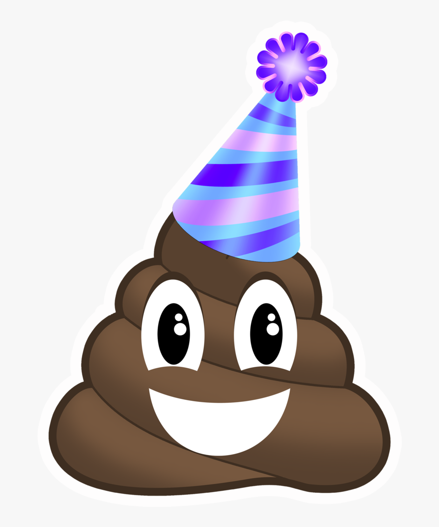 Party Poopers - Poop Emoji Png Transparent, Transparent Clipart