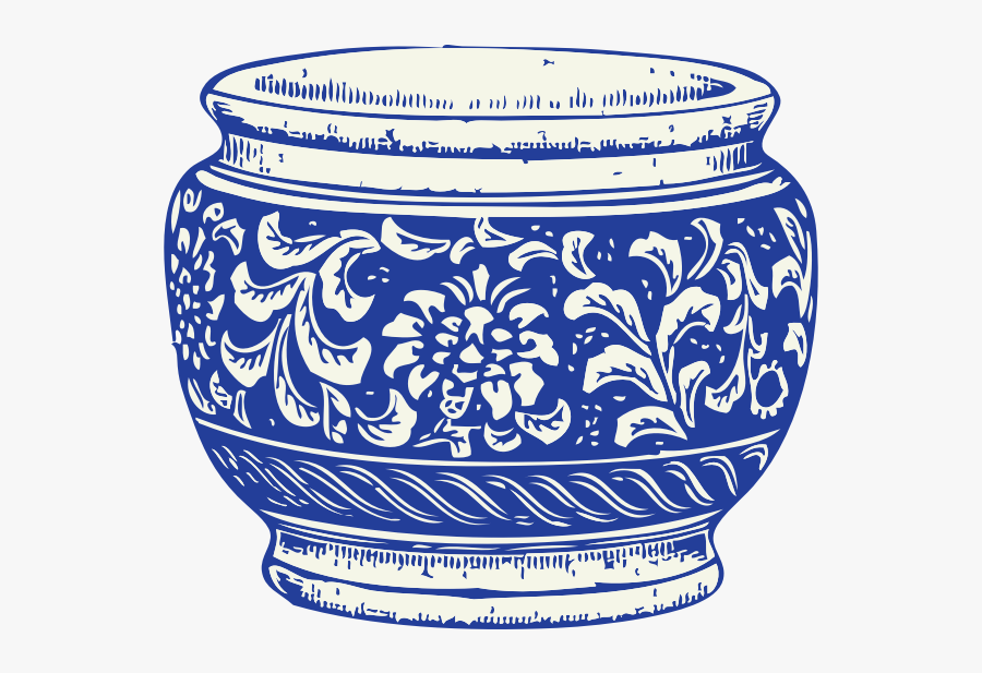 Flower Pot Vector Illustration - Flower Pot Designs For Drawing, Transparent Clipart