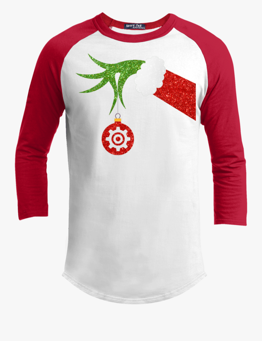 Grinch Hand Png - Grinch Hand Red Shirt, Transparent Clipart