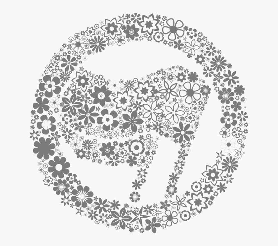 Line Art,heart,ornament - Circle, Transparent Clipart