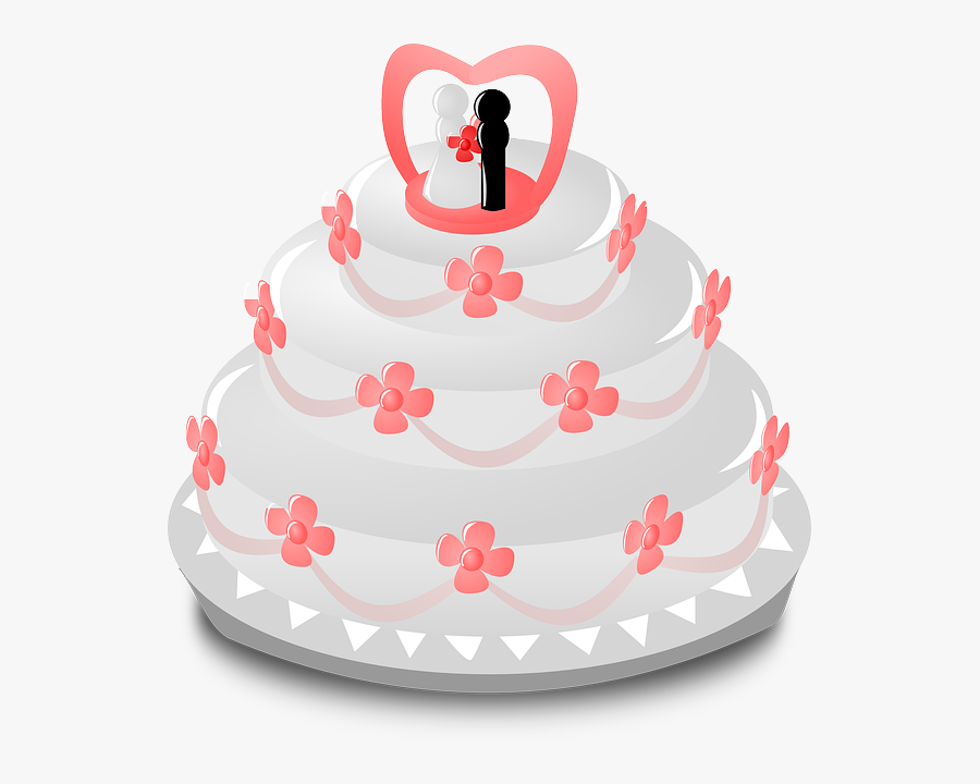Wedding Cake - Wedding Cake Clipart, Transparent Clipart