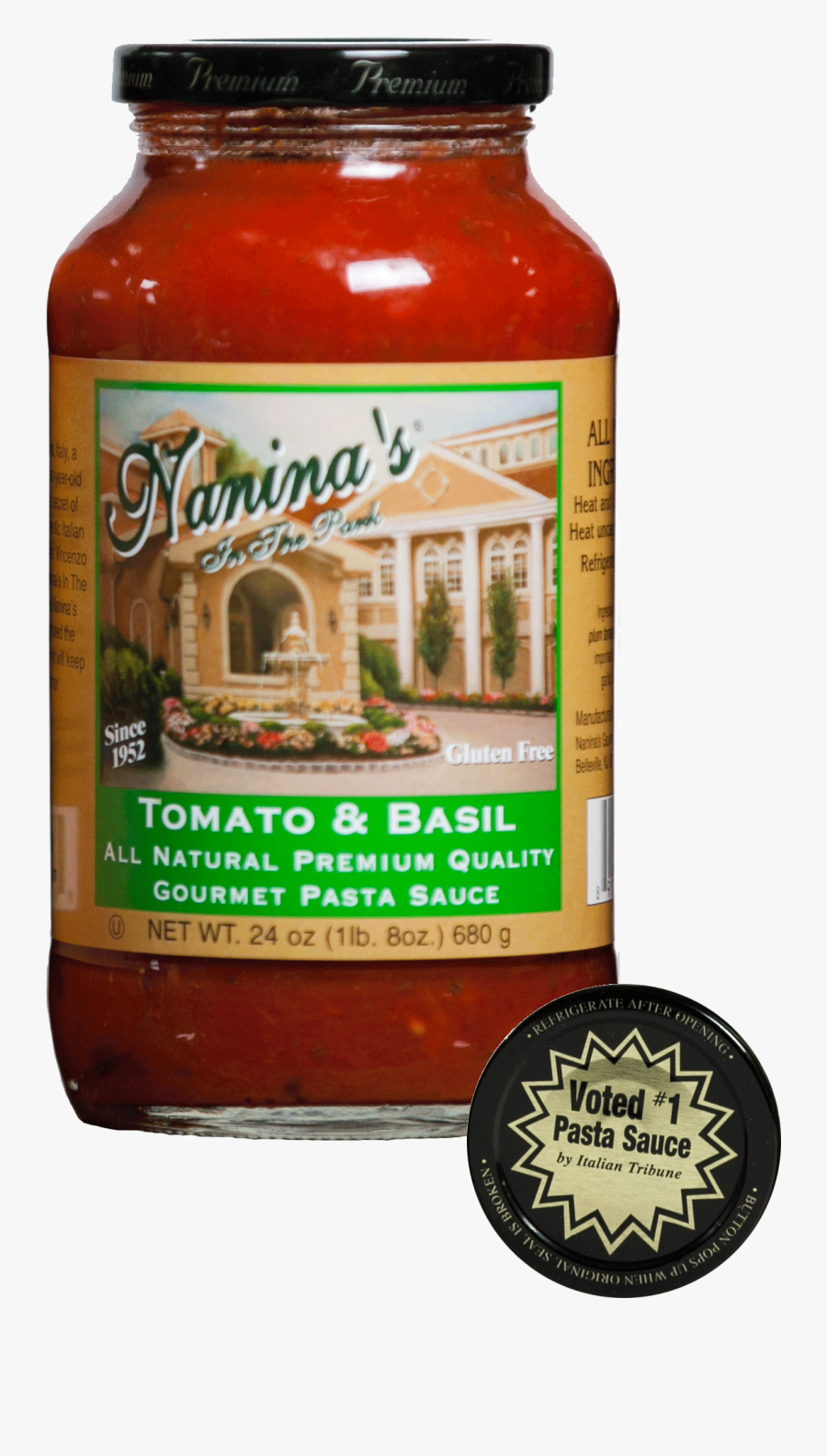 Tomatobasil - Vodka Sauce, Transparent Clipart