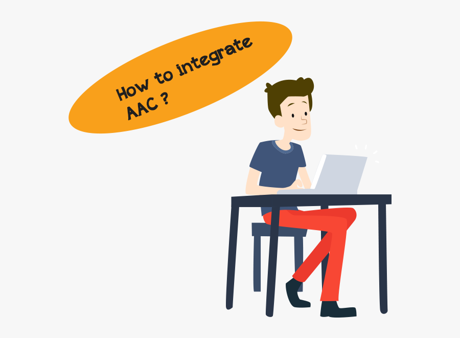 Student On Computer Png, Transparent Clipart