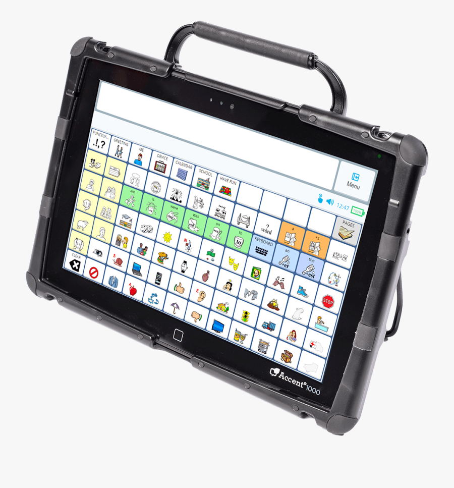 Image Of An Accent 1000 Communication Device Running - Electronics, Transparent Clipart