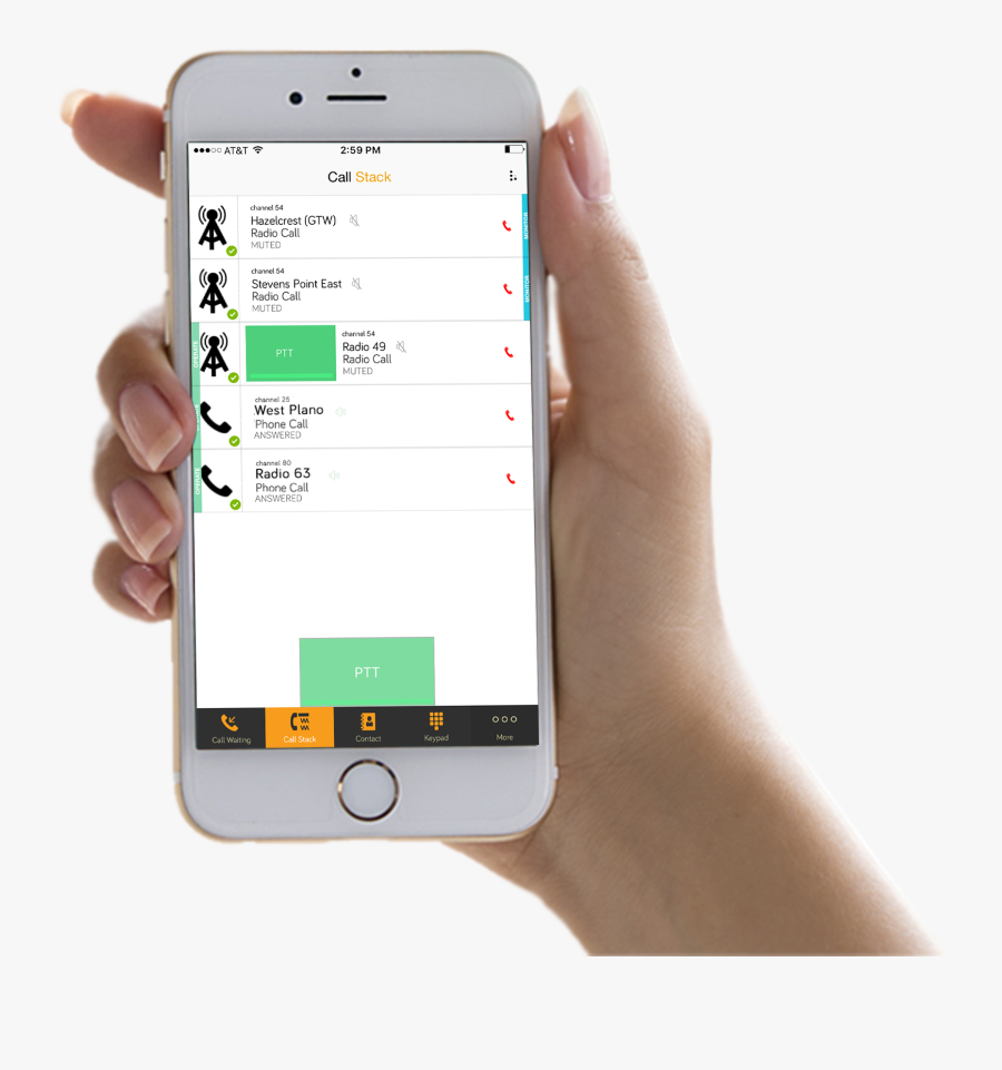 Radio-telephone Mobile And Ptt Communicator , Png Download - Mobile Phone, Transparent Clipart